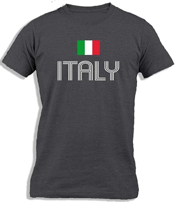 Italian Flag Cotton T-Shirt For Men – Ussoccercentre